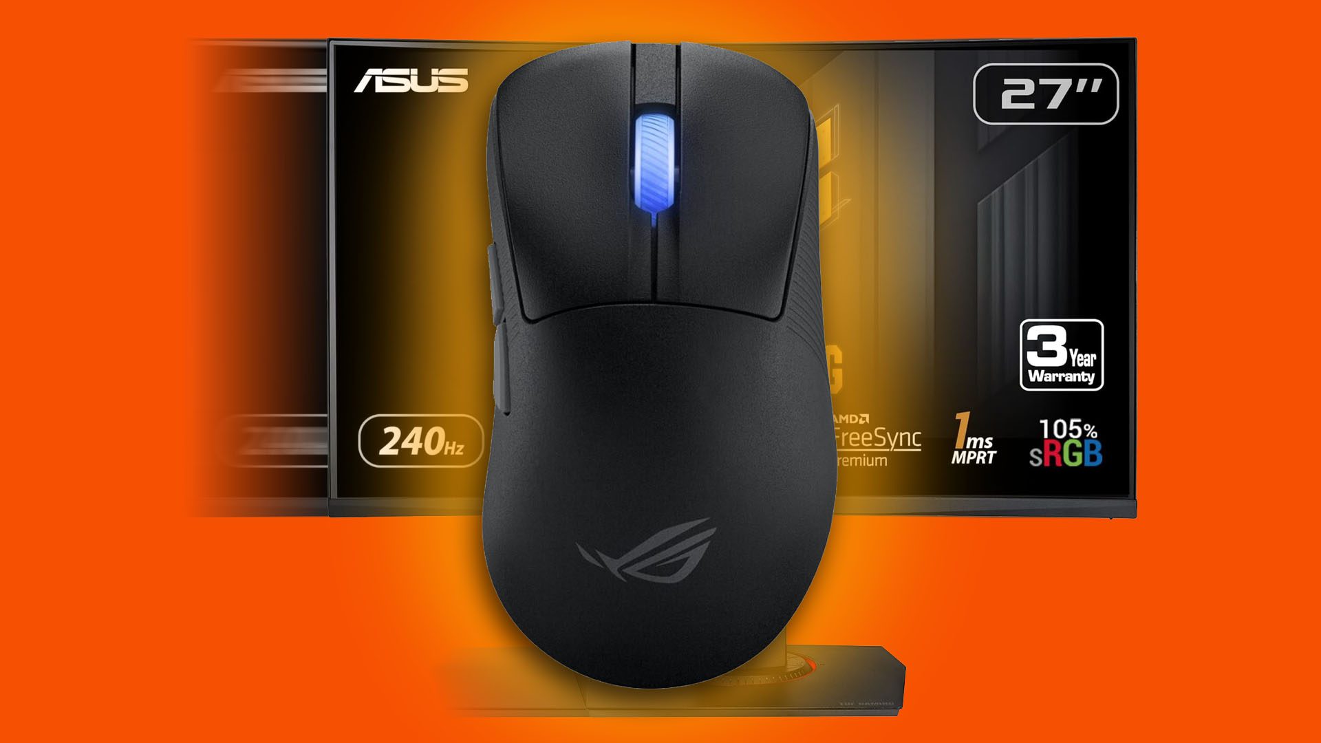 La nouvelle souris de jeu sans fil d'Asus est conçue pour les écrans 240 Hz+
