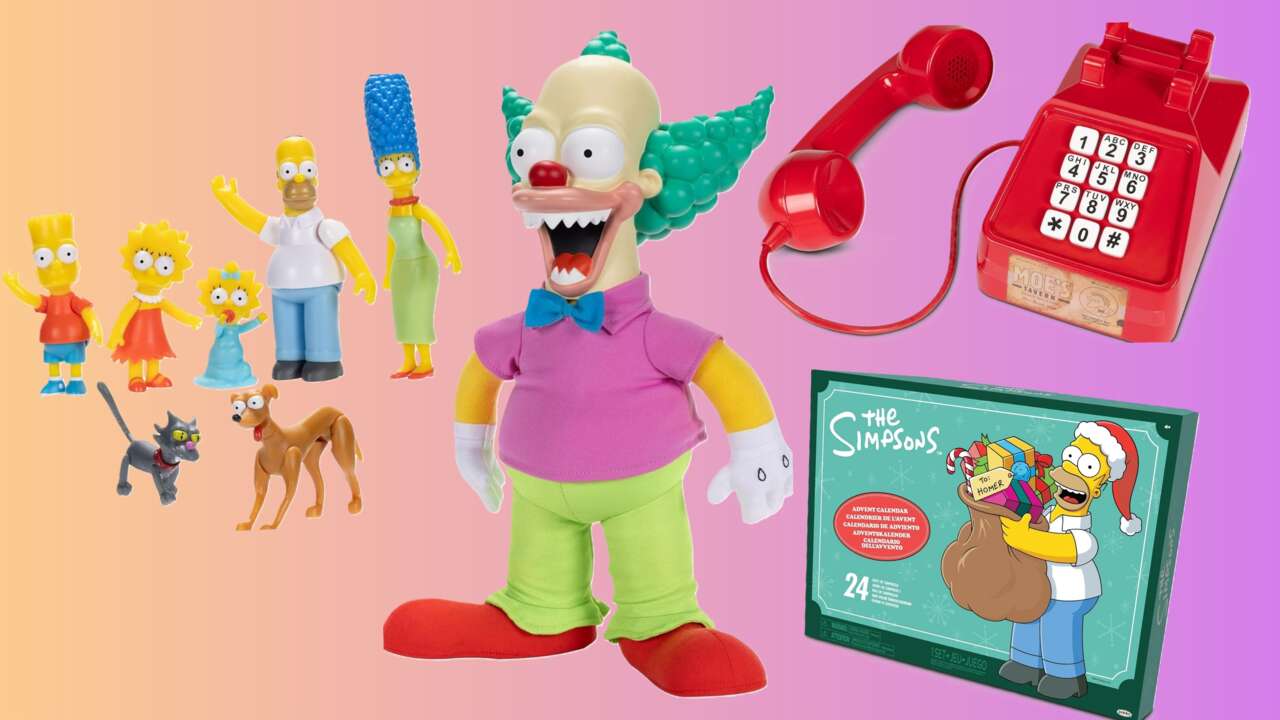 Nouveaux objets de collection Simpsons en précommande, y compris une poupée Krusty parlante avec une corde à tirer
