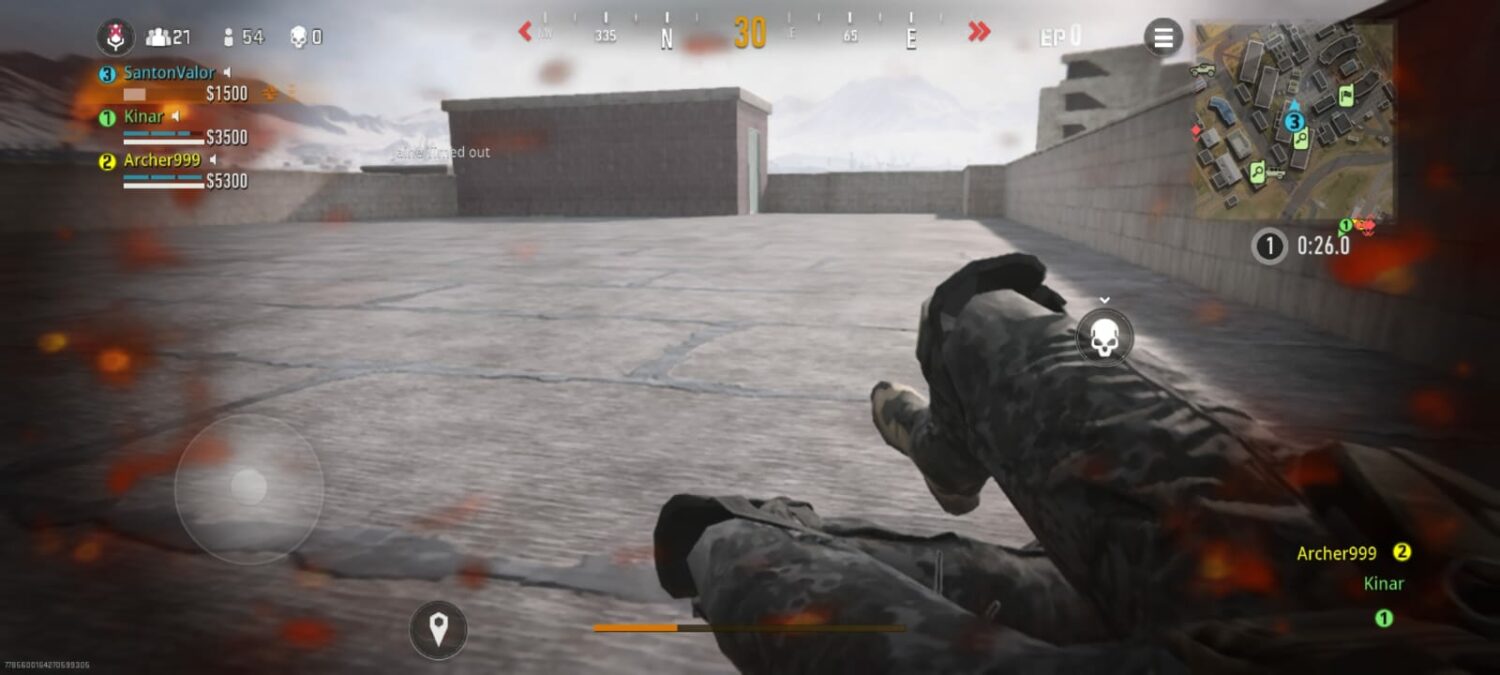 Extrait de gameplay de Warzone Mobile