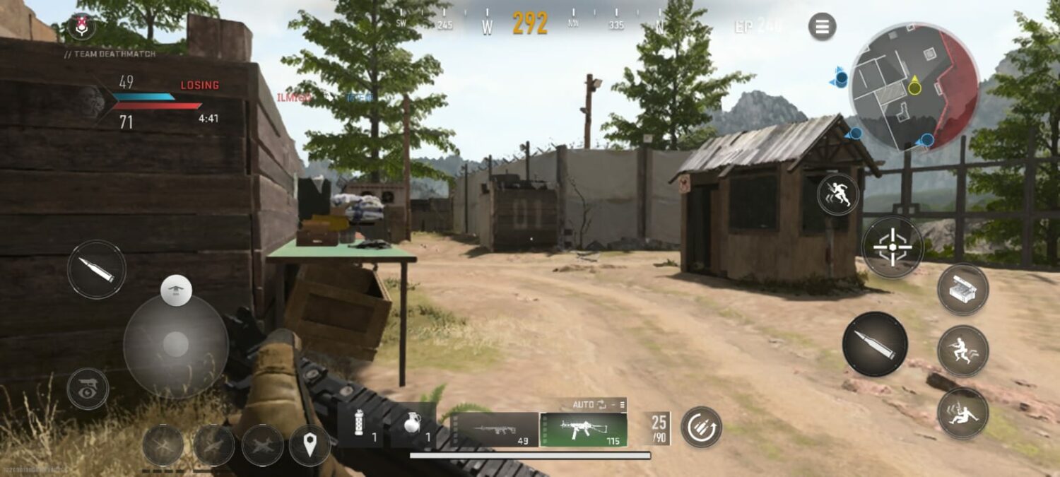 Commandes Warzone Mobile