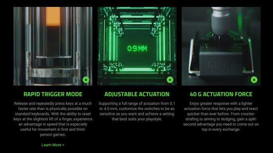 commutateur optique analogique Razer