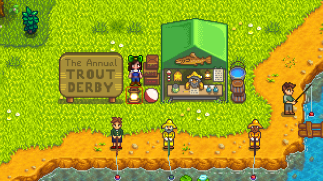 Trout Derby, ma première expérience de pêche à Stardew Valley