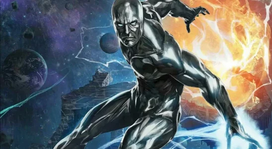 A comic book cover featuring Silver Surfer/Norrin Radd, illustrated by Adi Granov