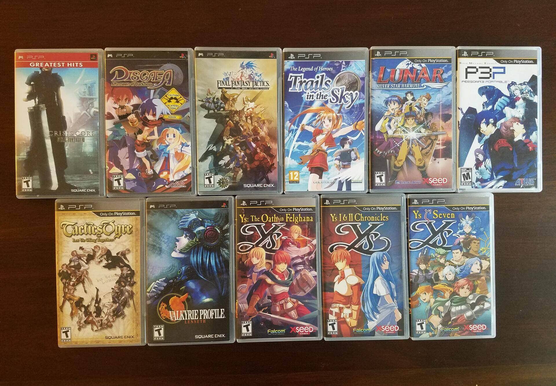 PlayStation Portable hébergeait des JRPG épiques