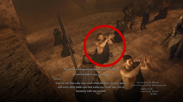 Emplacement de l'assassin dans Shadowed Prayers Dragon's Dogma 2