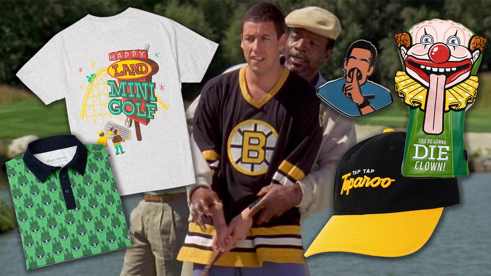 Trucs cool : les chemises et les équipements de golf RSVLTS Happy Gilmore ne font que soulager la tension, bébé
