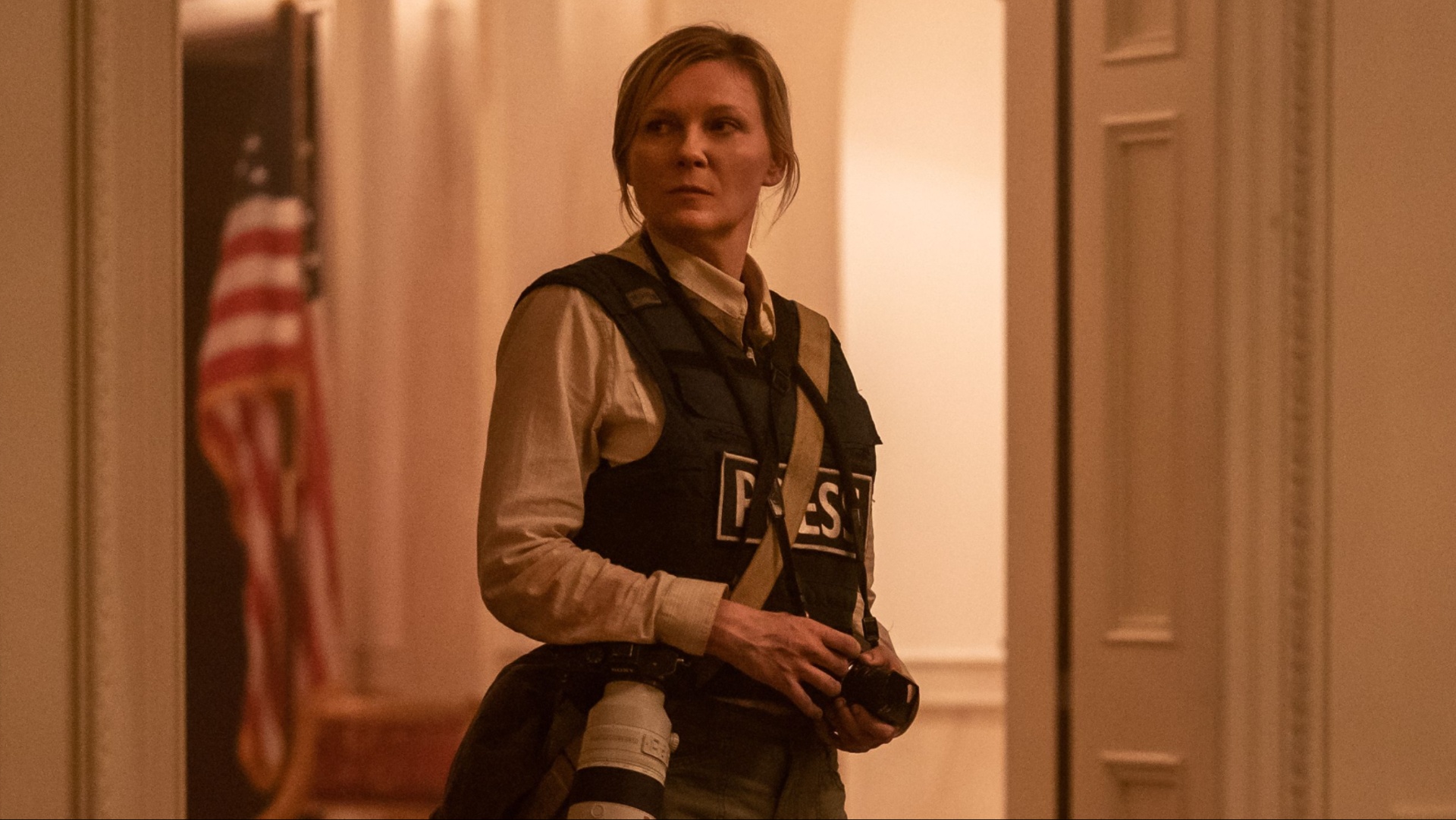 Kirsten Dunst dans la guerre civile