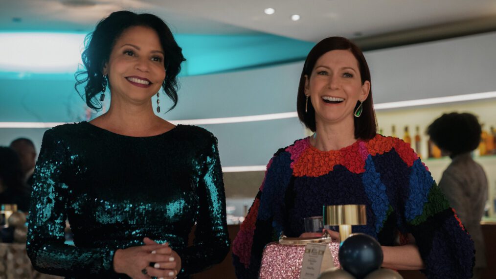 Gloria Reuben as Claudia Pace Wagner and Carrie Preston as Elsbeth Tascioni — 