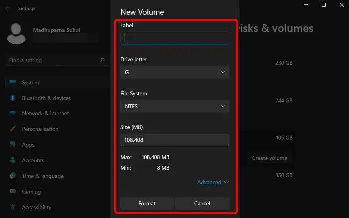 Comment partitionner un SSD