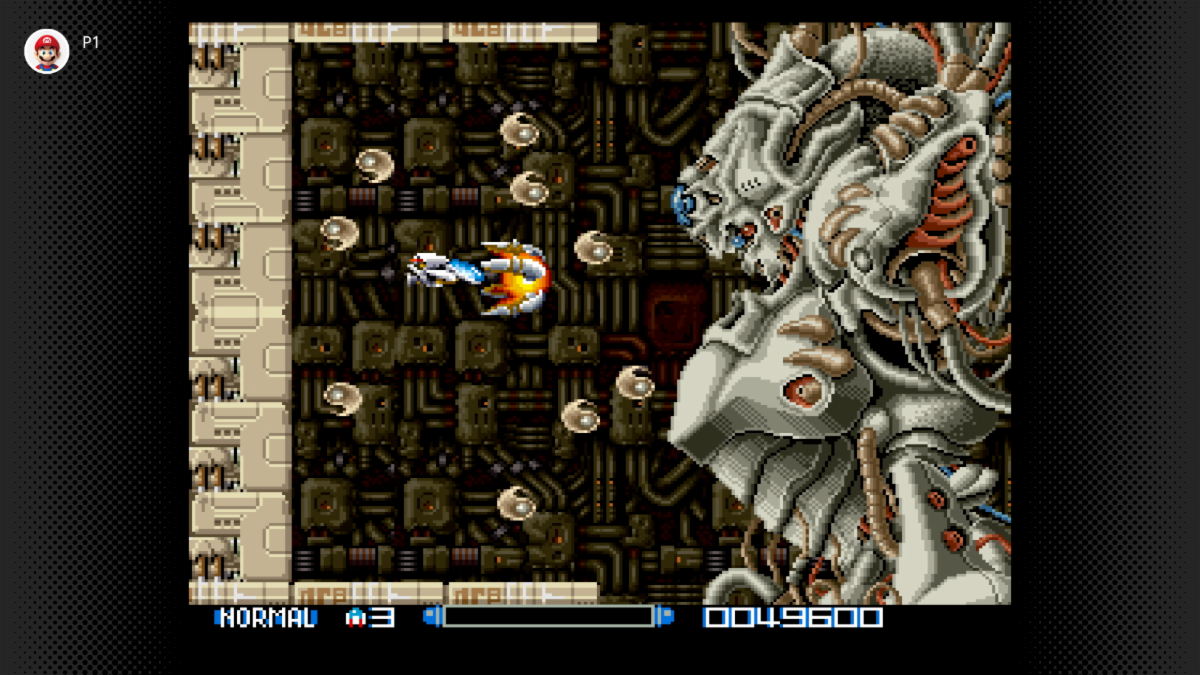 Affrontez un robot imposant dans Super R-Type