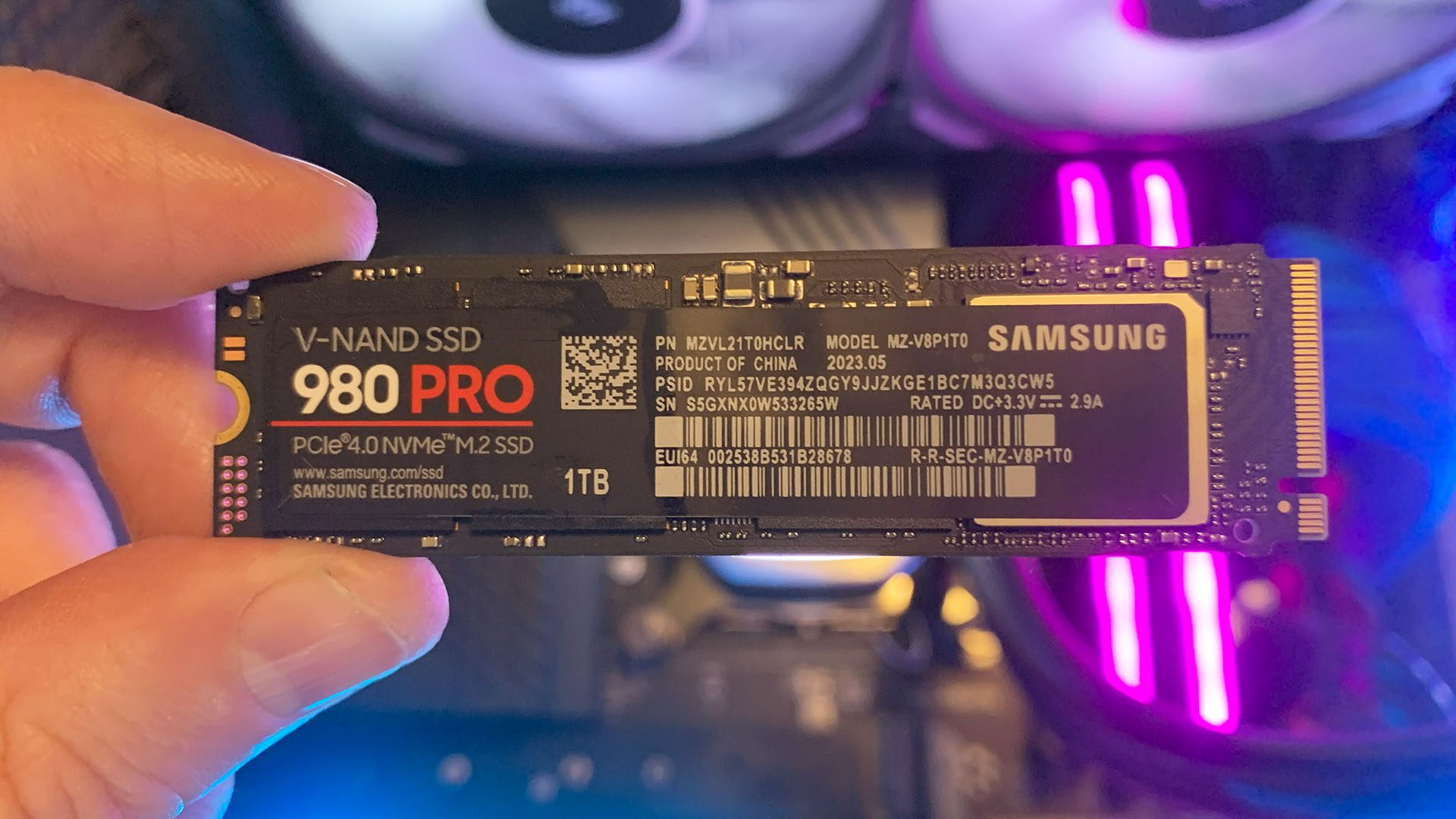 Test du Samsung 980 Pro
