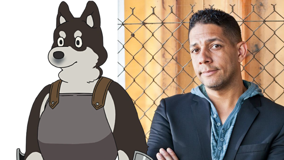 Le doubleur Keith Silverstein dans le rôle de Kuro dans Delicious in Dungeon