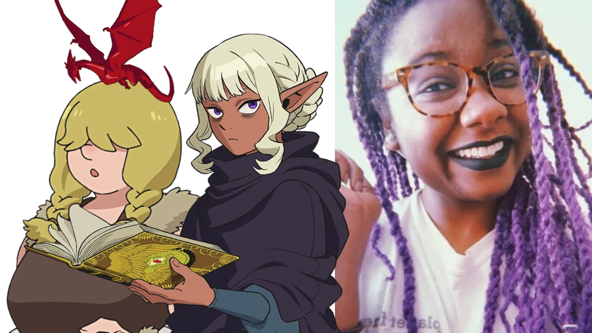 La doubleuse Rebeka Thomas dans le rôle de Daya et Thistle dans Delicious in Dungeon