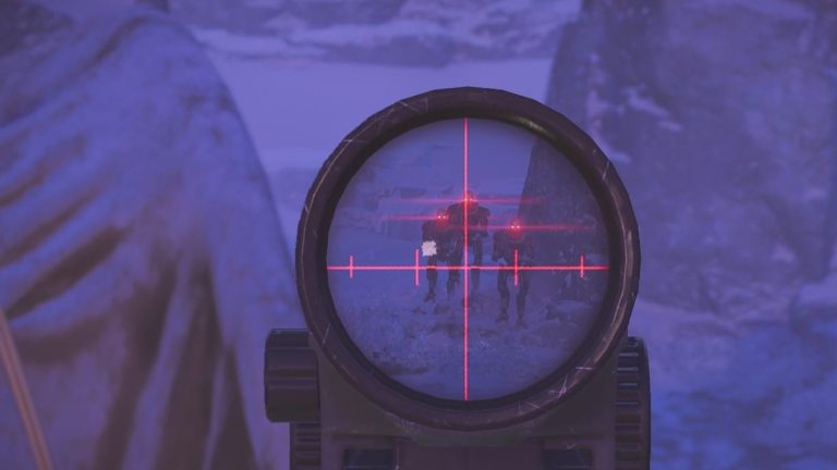 Helldivers 2 screenshot of the B-14 Adjudicator scope