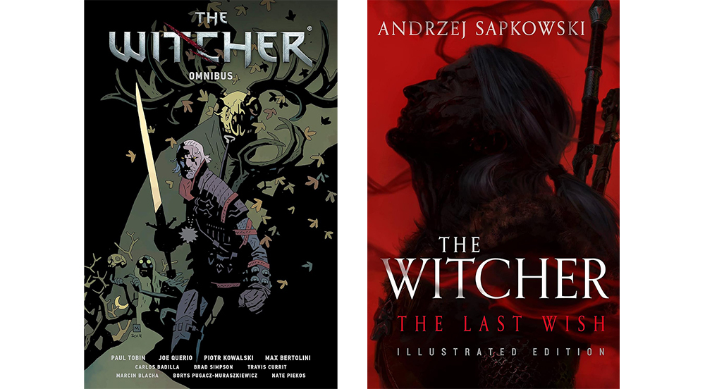 Le roman graphique The Witcher omnibus Vol.  1 et The Witcher : Le Dernier Vœu (Tome Un) Édition Illustrée