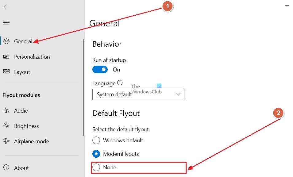 désactiver le volume osd qui coule avec des menus volants modernes