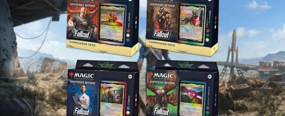 Magic sur le thème de Fallout : les cartes Gathering bénéficient de belles réductions sur Amazon