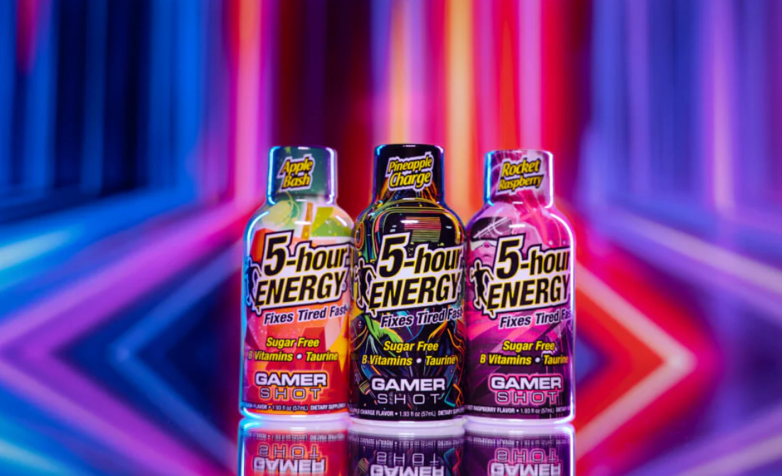 5-Hour Energy lance la gamme « Gamer Shot » contenant 230 mg de caféine chacune
