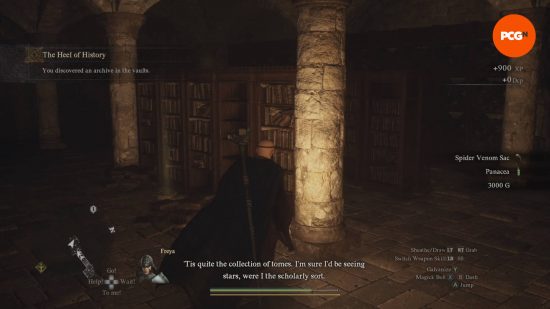 The Arisen a trouvé une énorme archive dans Dragon's Dogma 2 The Heel of History.