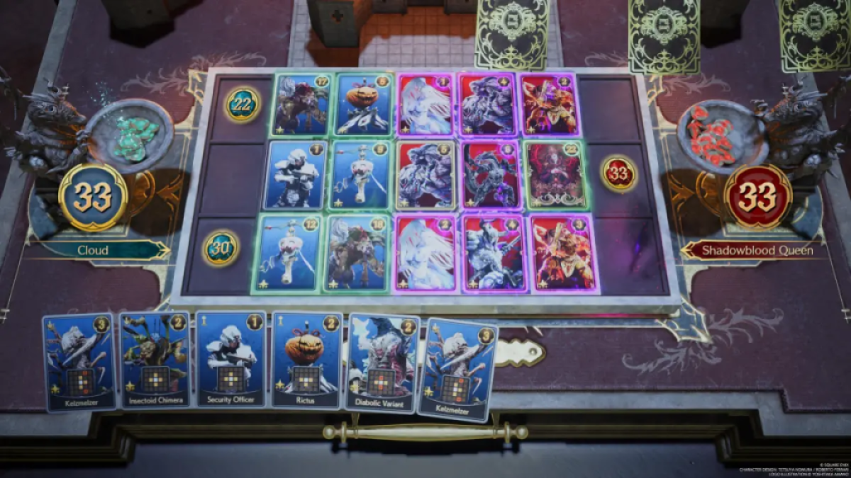 Le deck Queen's Blood recommandé sur le plateau contre la Shadowblood Queen