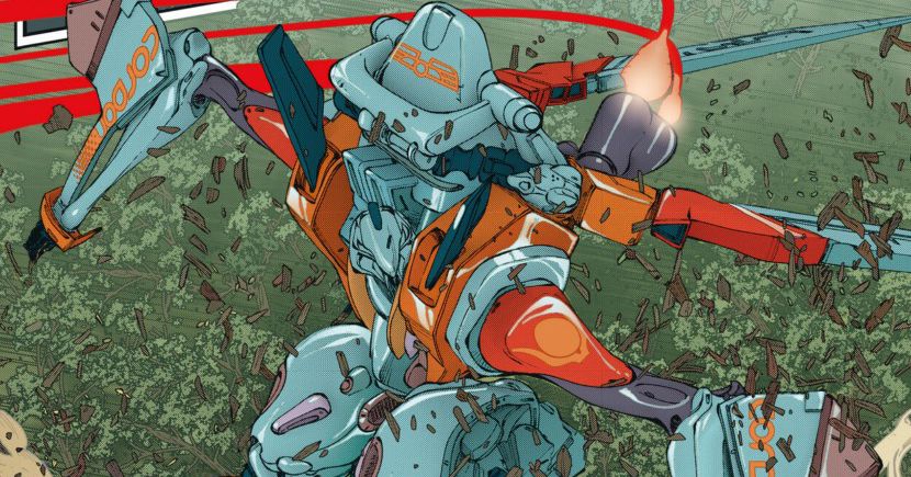 Dawnrunner est une bande dessinée mecha-kaiju sur le pouvoir de la communication
