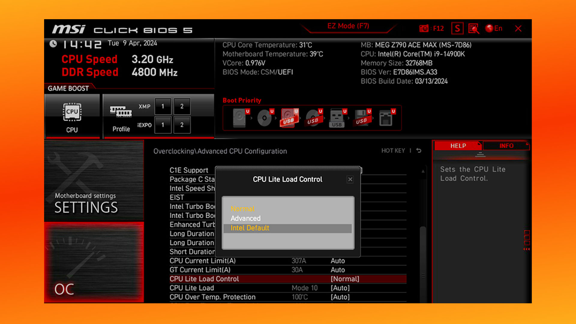 Comment réparer les plantages de jeu sur votre processeur Intel Core i9 : MSI BIOS Lite Load Control