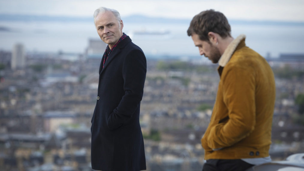 Mark Bonnar dans le rôle de Max, Jamie Sives dans le rôle de Jake dans Culpabilité