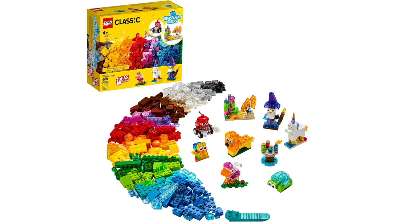 Briques transparentes Lego Classic