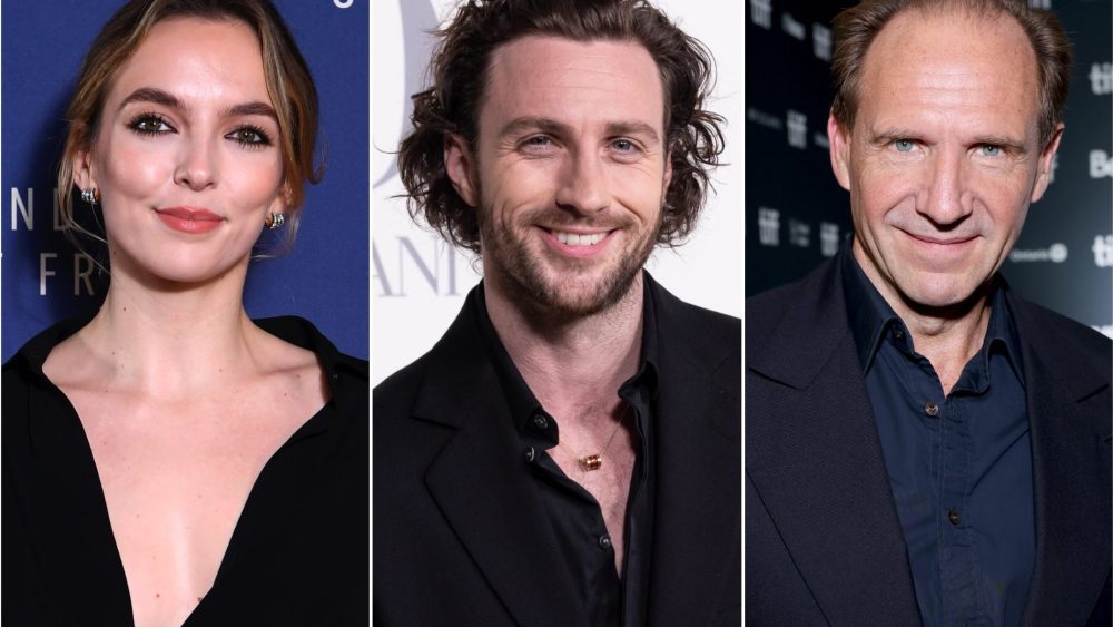 Jodie Comer, Aaron Taylor-Johnson & Ralph Fiennes