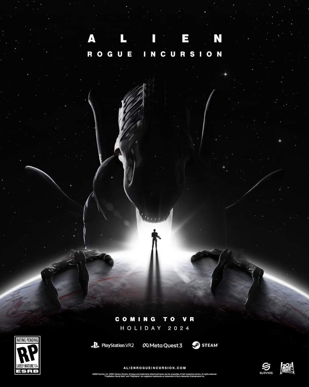 Alien : Bande-annonce du jeu Rogue Incursion.
