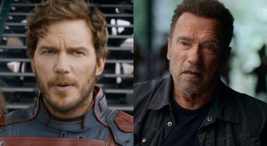 Chris Pratt and Arnold Schwarzenegger