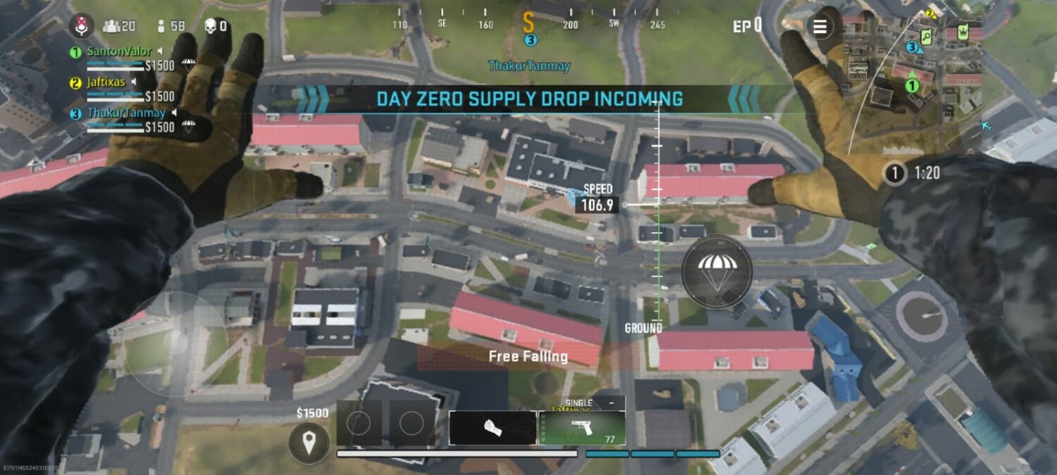 Gameplay de Warzone Mobile