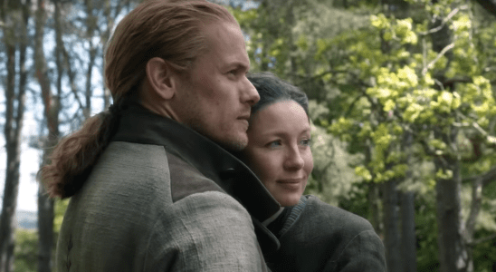 sam heughan and caitriona balfe in outlander season 7 teaser