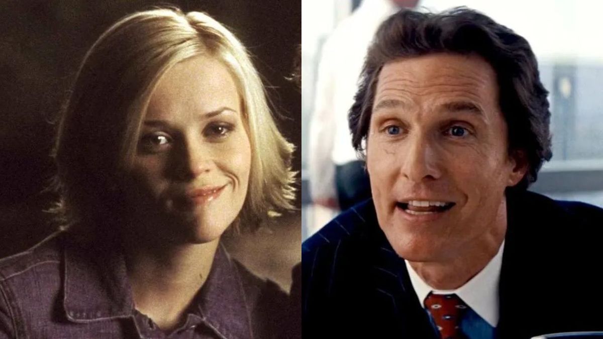 Reese Witherspoon and Matthew McConaughey side by side.