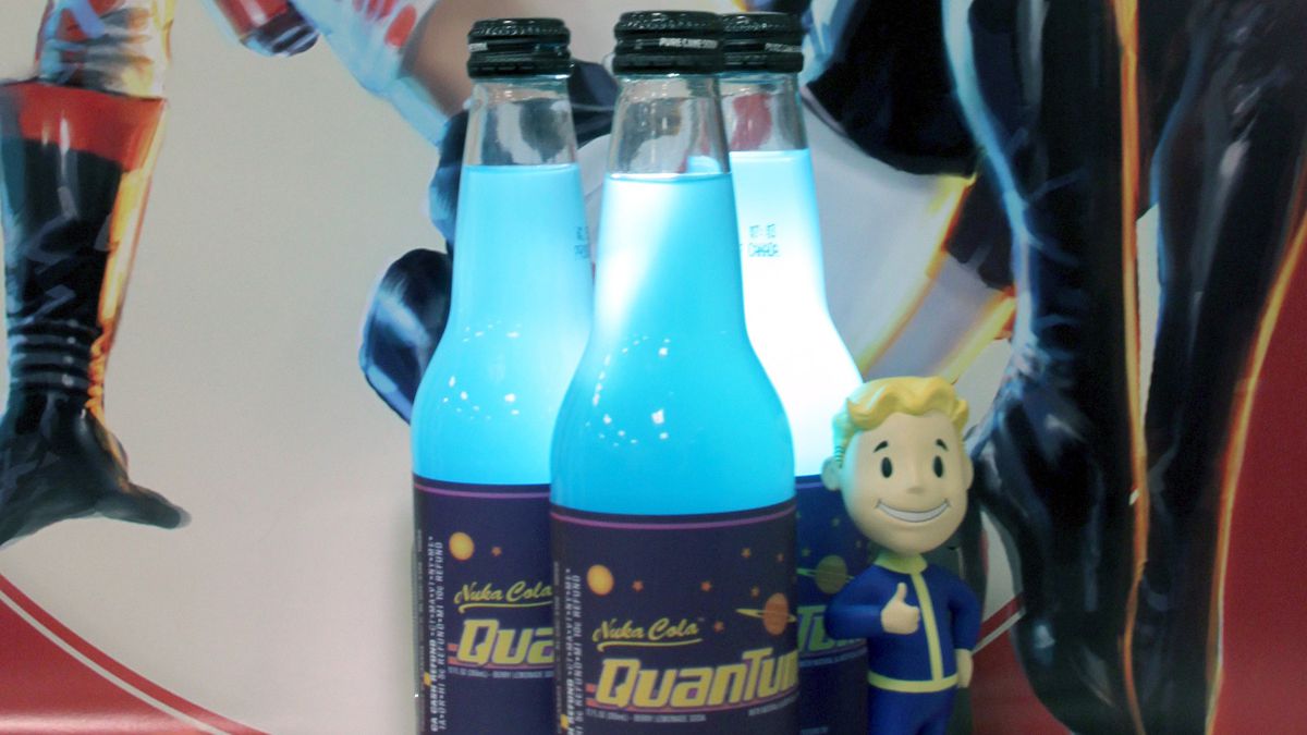 Un shot de Nuka-Cola Quantum de Fallout 4