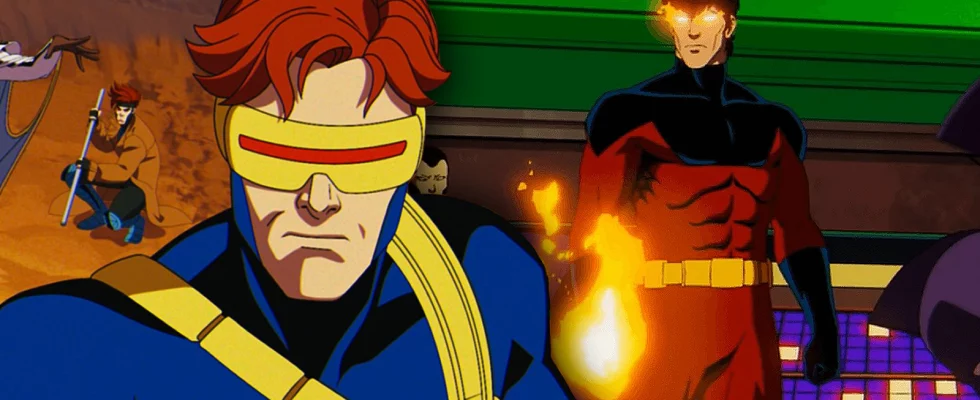 Combined stills of Cyclops and Vulcan in X-Men '97 Season 1