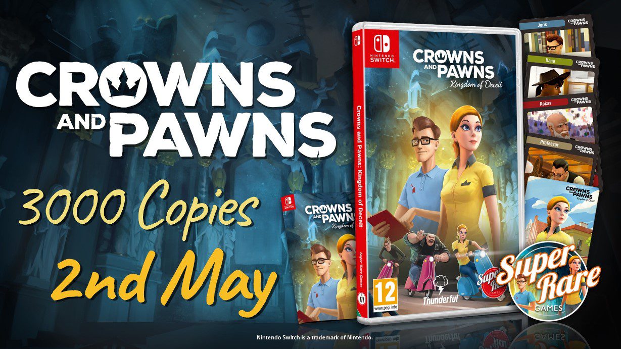 Crowns and Pawns reçoivent une version physique sur Switch
