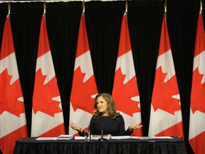 Vice-première ministre Chrystia Freeland.