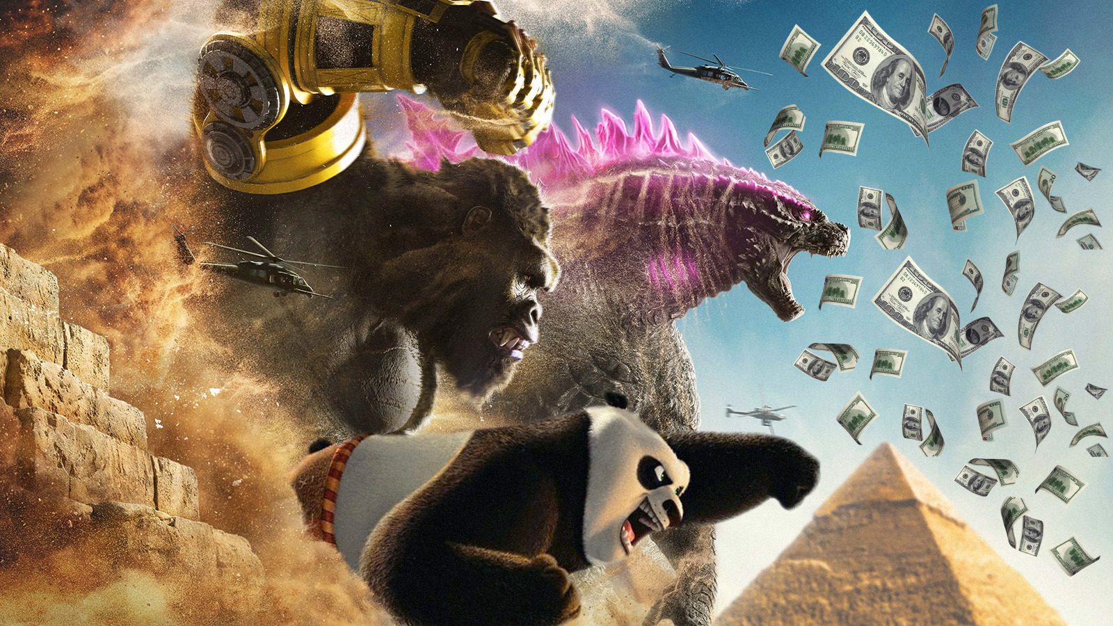 Godzilla X Kong et Kung Fu Panda 4 viennent de franchir une étape majeure au box-office
