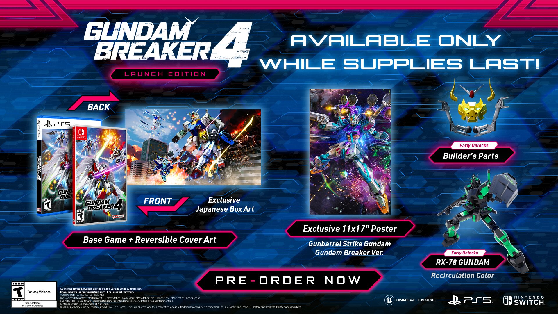 Gundam Breaker 4 Launch Edition annoncé pour les Amériques    
