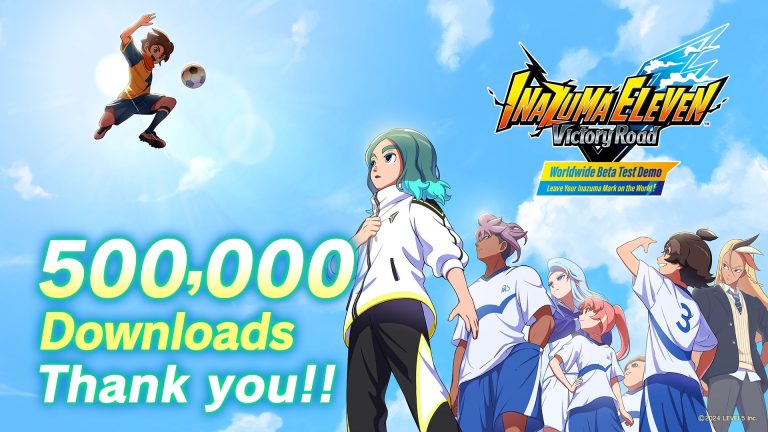 Inazuma Eleven: Victory Road Worldwide Beta Test Démo téléchargé dans le top 500 000    
