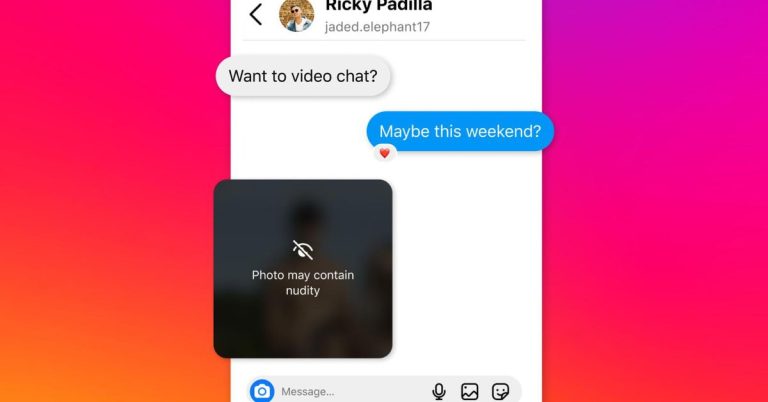 Instagram va flouter les nus dans les messages envoyés aux mineurs