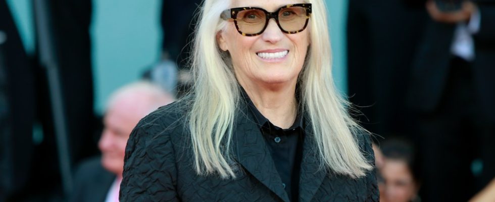 Jane Campion lors de la cérémonie de clôture du 80e Festival de Venise le 9 septembre 2023. (Photo by Laurent KOFFEL/Gamma-Rapho via Getty Images)