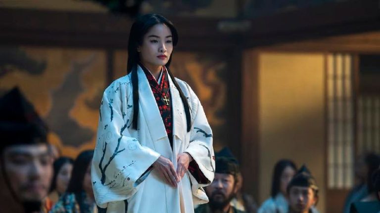 Anna Sawai in Shogun.