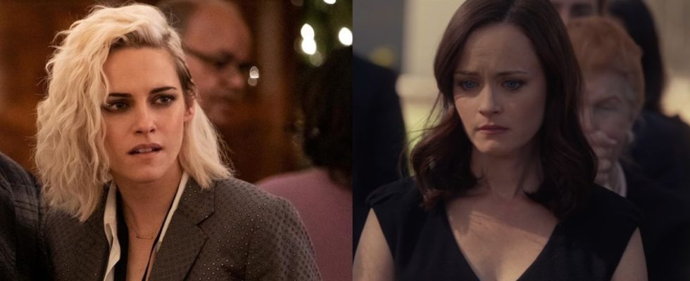 Kristen Stewart and Alexis Bledel side by side