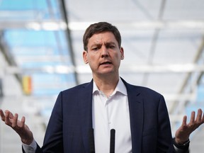 David Eby, premier ministre de la Colombie-Britannique.