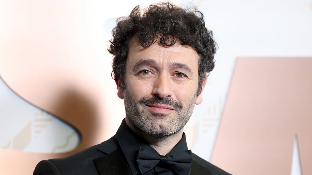 PARIS, FRANCE - FEBRUARY 24: Rodrigo Sorogoyen poses with the "Best foreign film" César Award for the movie "As Bestas" during the 48th Cesar Film Awards at L'Olympia on February 24, 2023 in Paris, France. (Photo by Pascal Le Segretain/Getty Images)