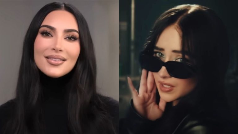 Kim Kardashian and Sabrina Carpenter