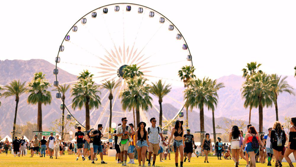 INDIO, CA - APRIL 13:  Festivalgoers attend the 2018 Coachella Valley Music And Arts Festival at the Empire Polo Field on April 13, 2018 in Indio, California.  (Photo by Christopher Polk/Getty Images for Coachella)