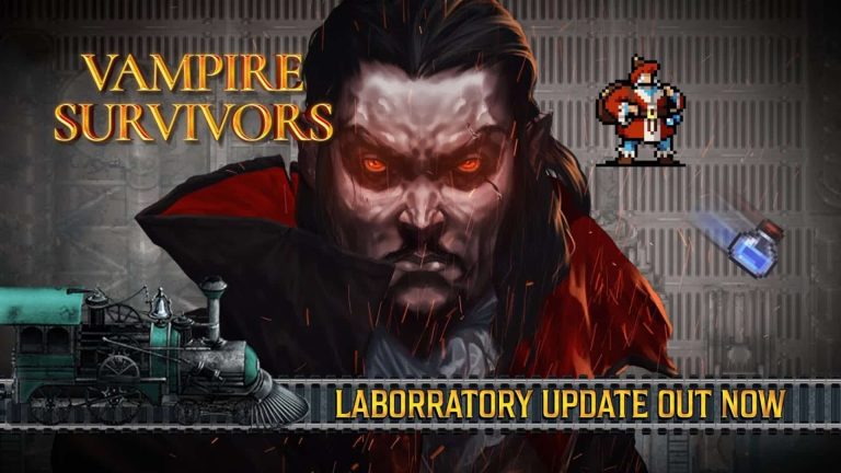 La mise à jour surprise 1.10 « Laboratoire » de Vampire Survivors est disponible aujourd’hui et apporte du nouveau contenu